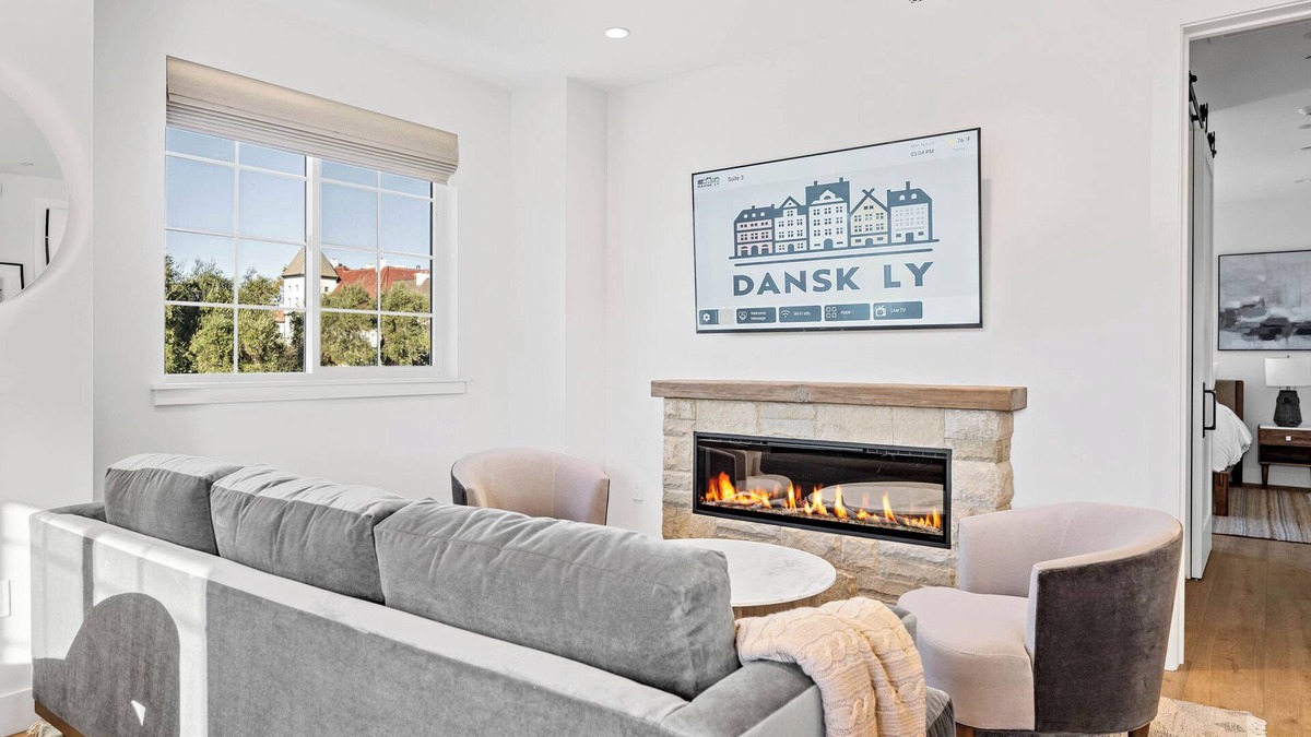 Solvang Apartment | 2 bedroom - WiFi, AC, garaged off-street parking with EV Charger.
