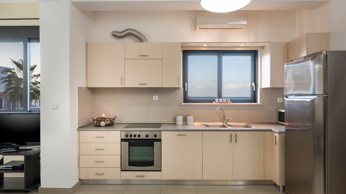 Agia Marina Apartment | 2 Bedrooms Apartments on the sea Ag. Mariana, Chania, Crete.