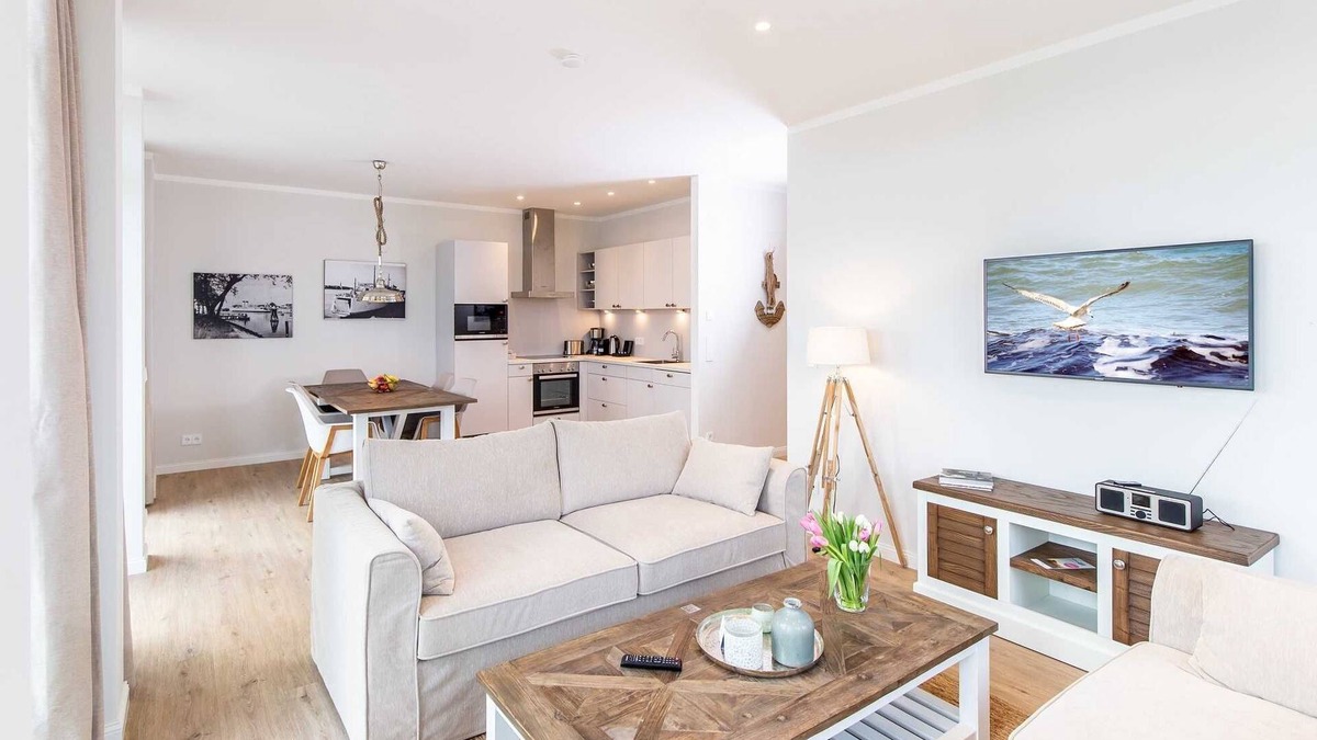 Travemuende Apartment | 2 bedrooms, direct view of the Trave, own sauna (31) - Dockside Travemünde