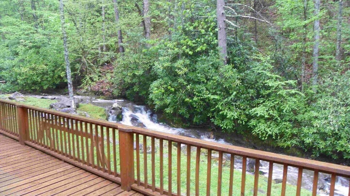 Maggie Valley House | 2 BR, 2 BA Secluded Home, 50-foot Creekfront View