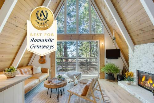 Arrowhead Villas House | 2 Decks w Lake Glimpse Views Modern Luxe Cabin A-Frame Retreat by AvantStay