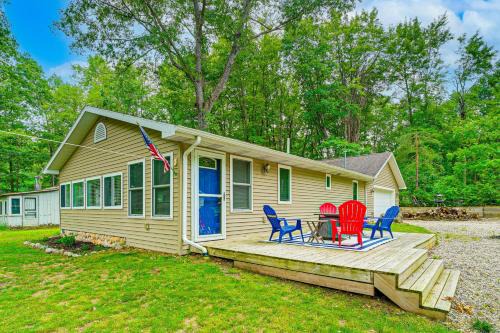Mecosta House | 2 Fire Pits and Lake Access Cozy Mecosta Getaway!