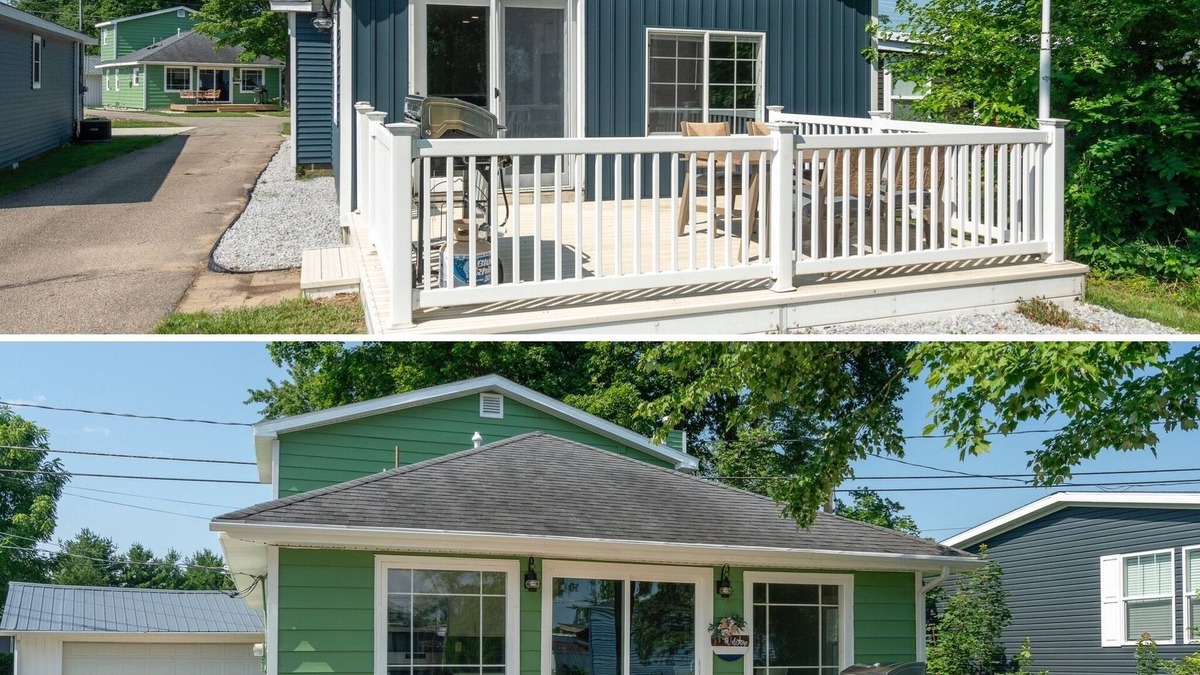 Shelbyville House | 2 Houses right on Gun Lake with Dock! Lake Toys & Game Room Optional boat rental