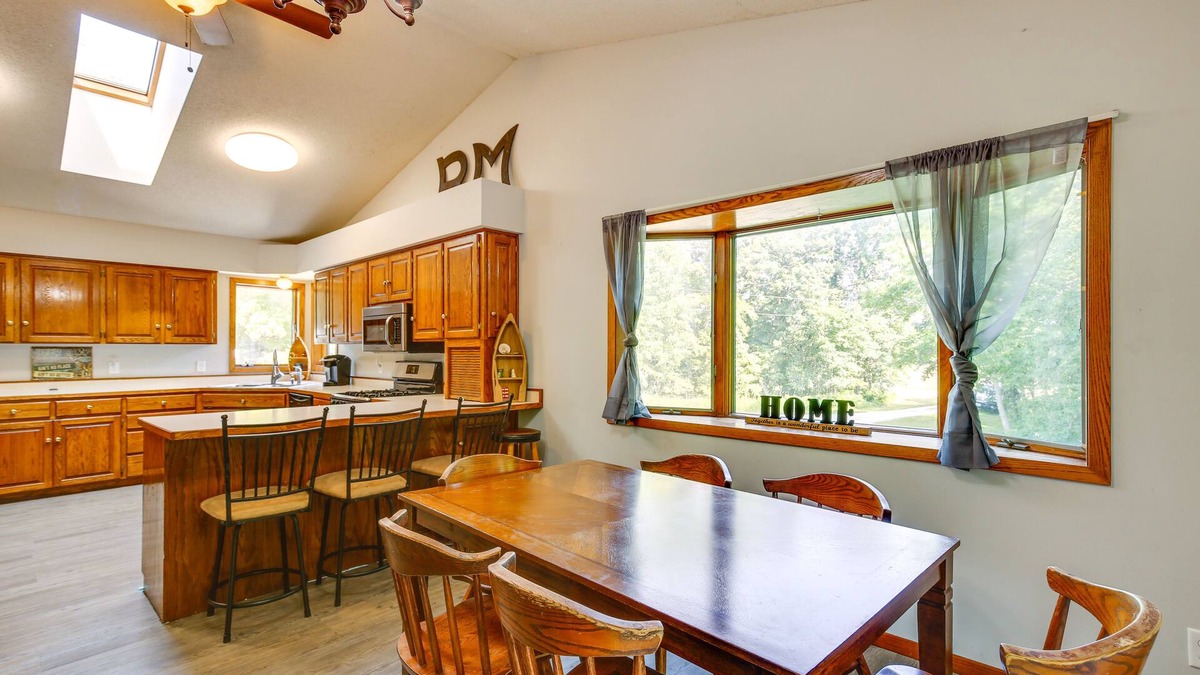 Faribault House | 2 Mi to Cedar Lake: Quiet Home w/Fire Pit + Deck