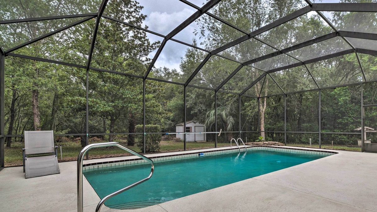 Lecanto House | 2 Mi to Golfing: Luxe House w/Lanai + Pool