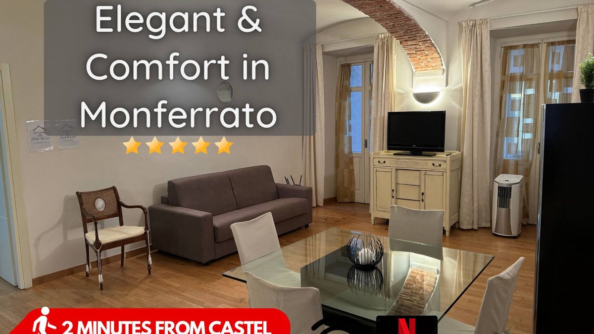 Casale Monferrato Apartment | [2 min from Château] Right in the historic center.