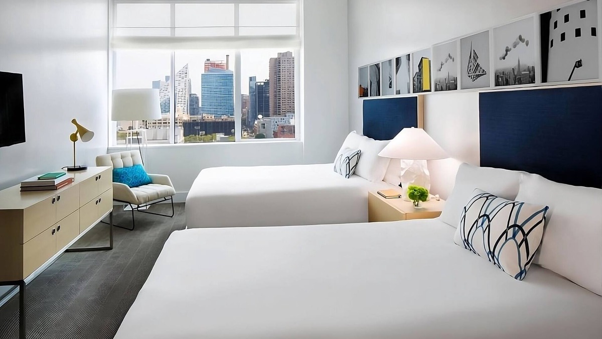 Hell's Kitchen Hotel | 2 Pet-Friendly Two Queen Deluxe Rooms at Ink 48 Hotel!