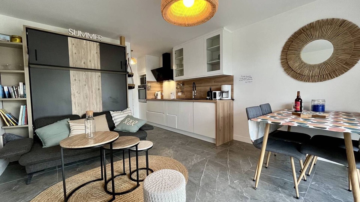 Boyardville Apartment | 2-room apartment ground floor - Close to beach, parking, WIFI, pets allowed