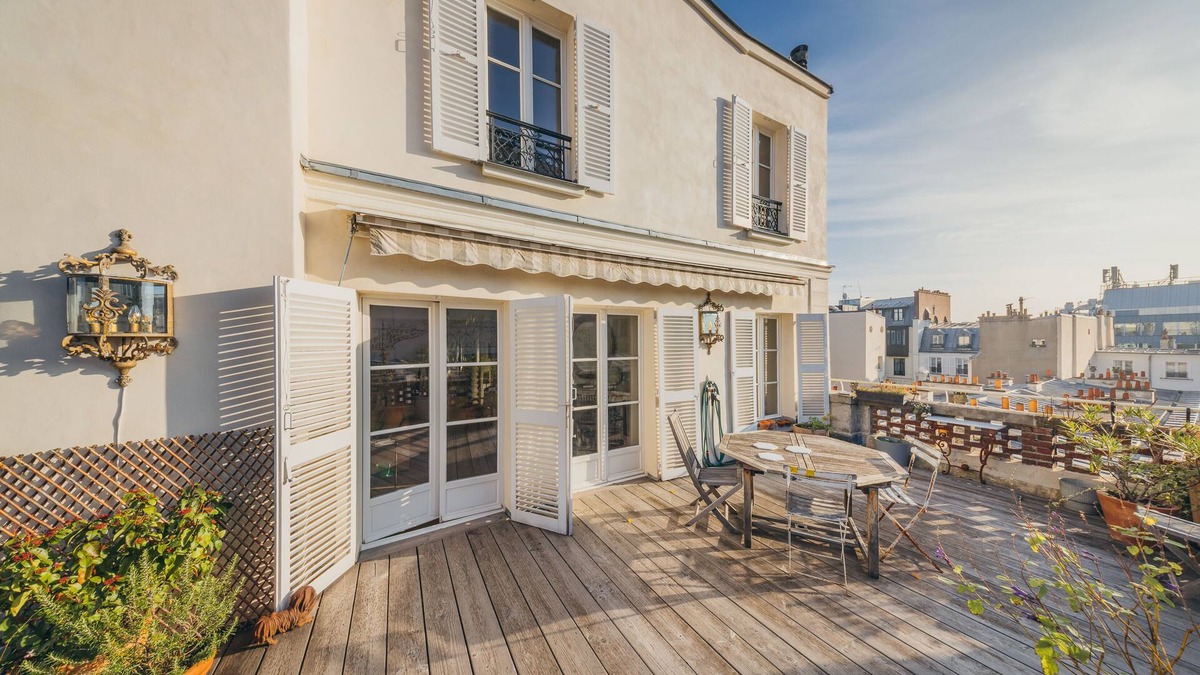 Champs-Elysees Apartment | 2 storey luxury penthouse with large terrace but no elevator