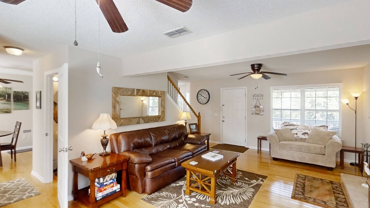 Sopchoppy House | 2-story riverfront home with great views, wraparound decks, dock, kayaks & canoe