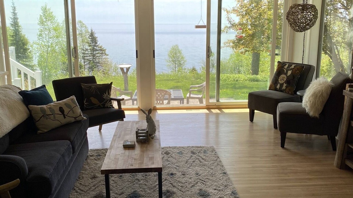 Little Marais House | 200’ of your own private accessible Lake Superior Shore: Stony Shores Retreat