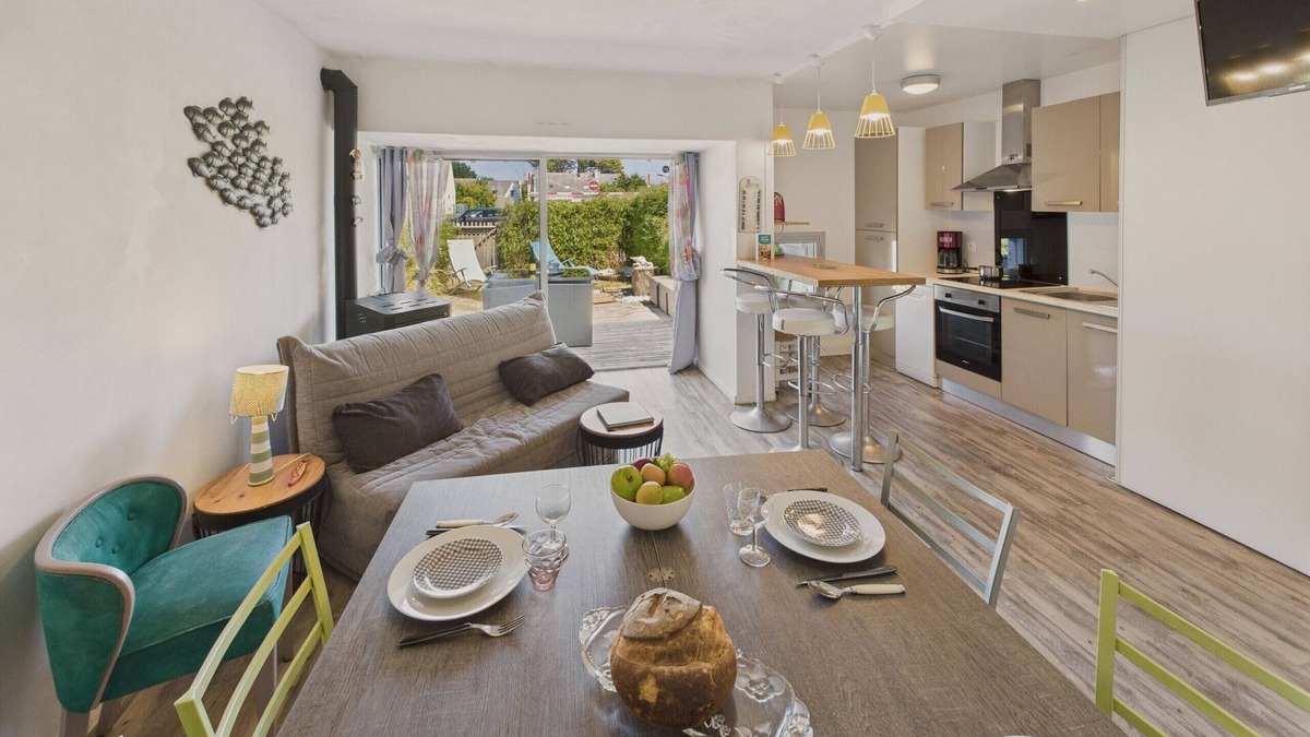 Ile-Tudy Apartment | 200m from the beach – 2 adults and 2 children