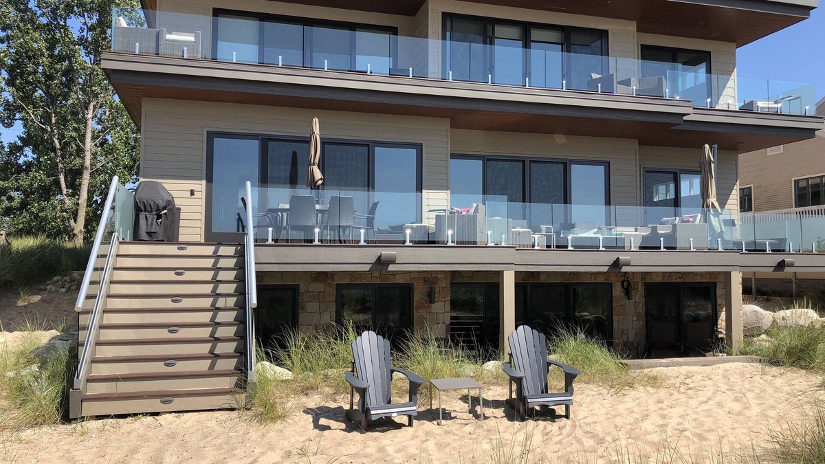 Spring Lake House | 2026 summer weeks booked - N Shore-private low berm ideal beachfront location