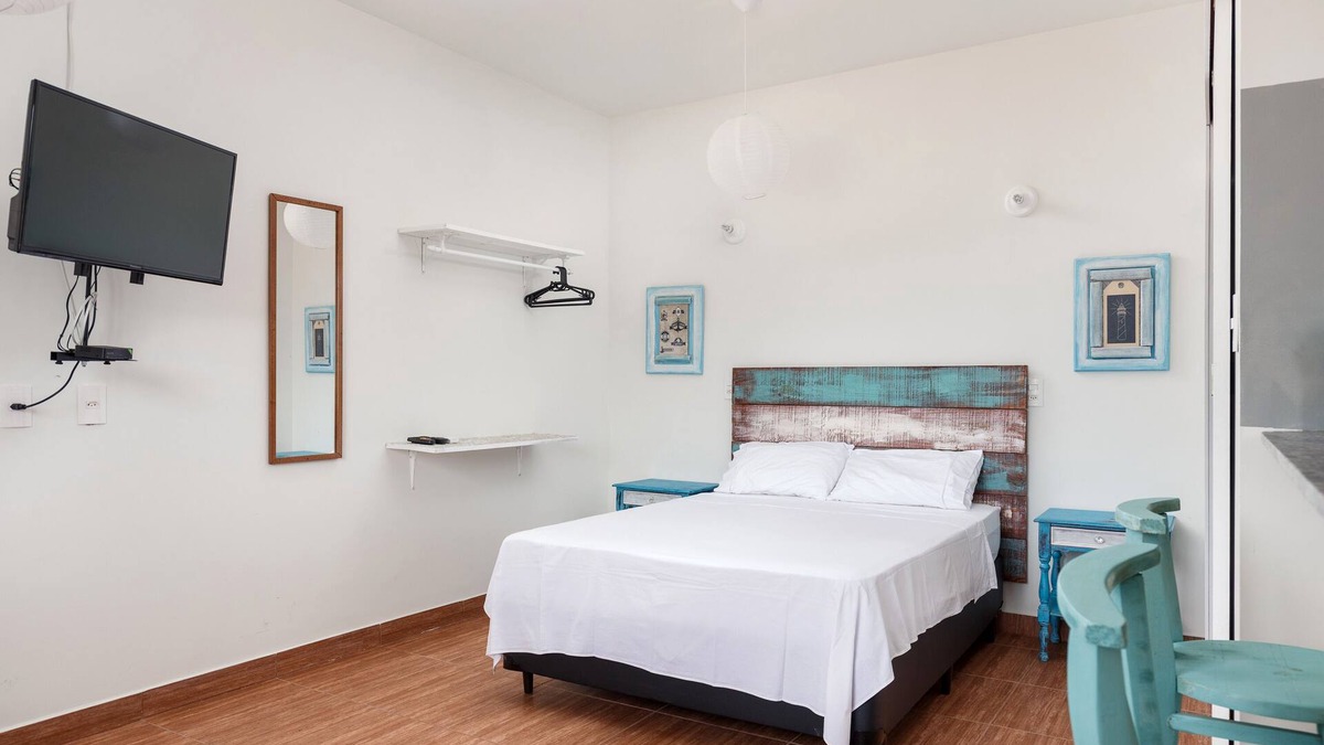 Rio Vermelho Sul Apartment | ❤203 | Super Rustic Studio