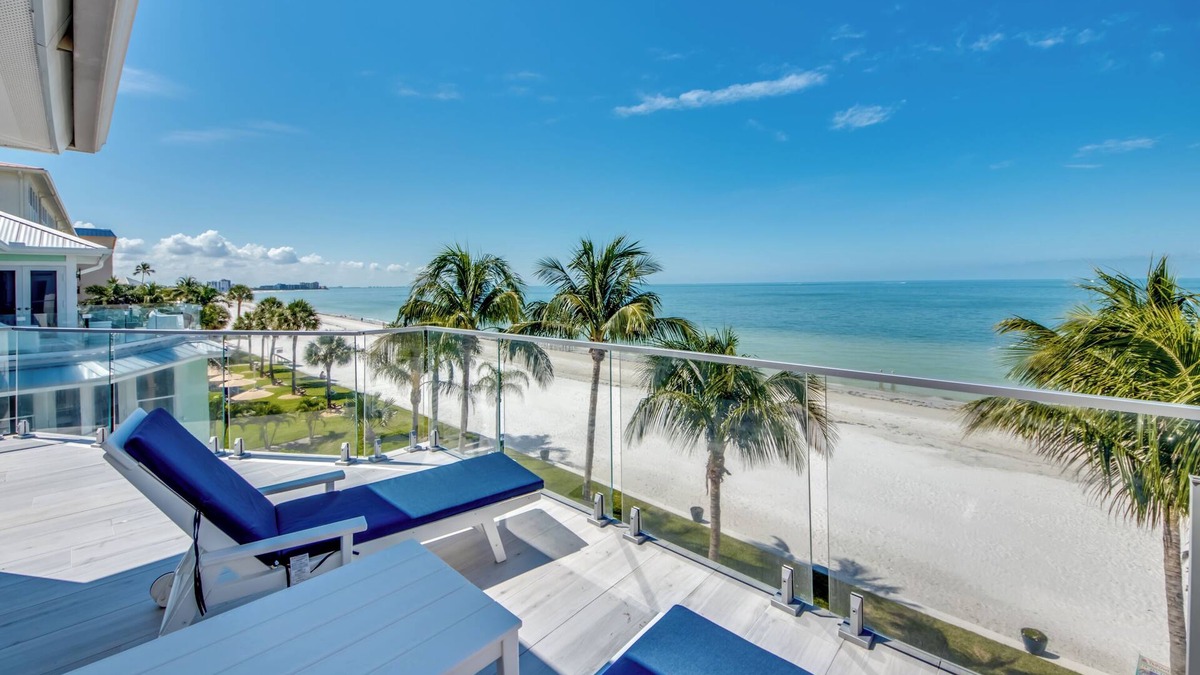 Mid Island House | 251 Key West Court: HUGE Luxe Beachfront Pool Home Steps from the Sand