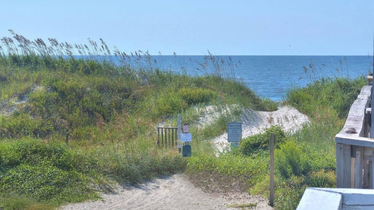 Yaupon Beach Condo | 2BR/1BA Condo - Oceanfront, Walk to Pier/Fishing/Dining, Sleeps 6