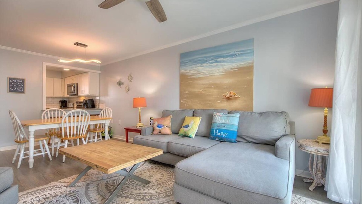 Caswell Beach Condo | 2BR/2BA Condo - Ocean View, Walk to Beach, Seasonal Pool, Sleeps 5