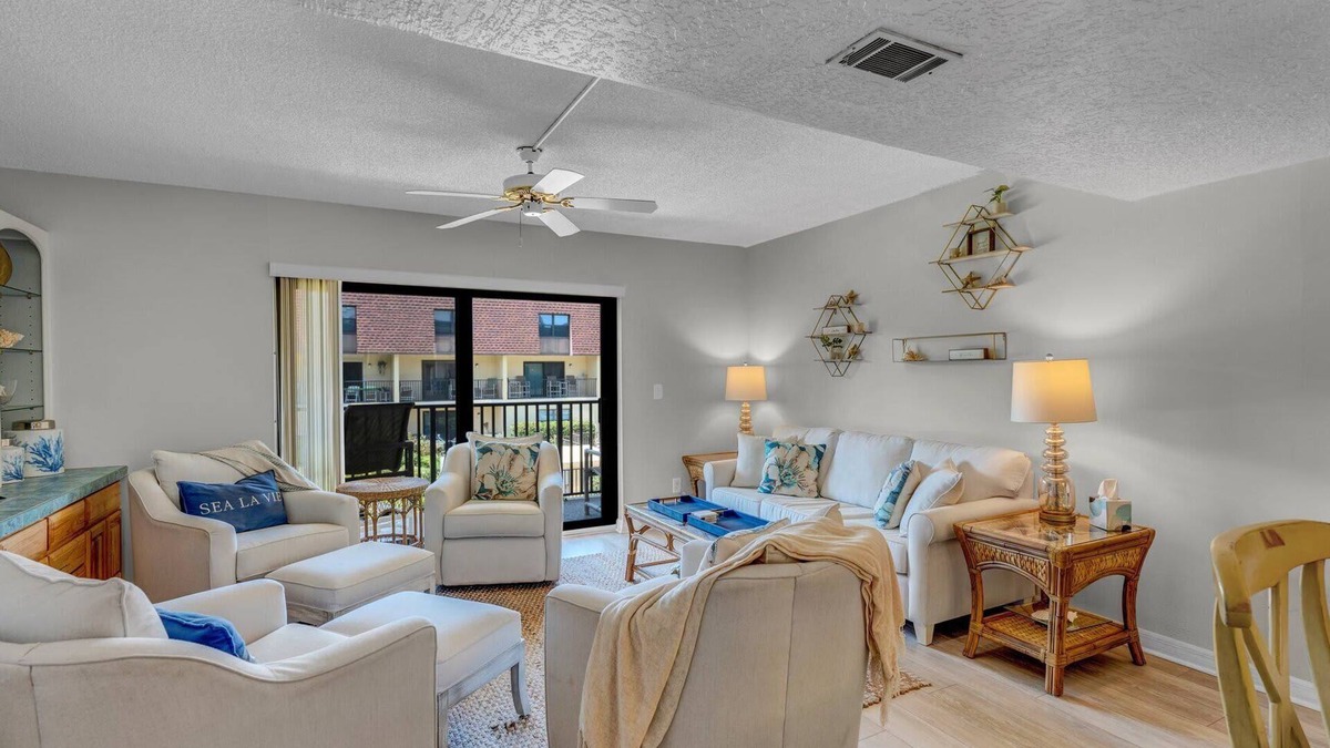 Avon By The Sea Condo | 2BR Beachfront Condo with Pool BBQ & Steps To Pier!