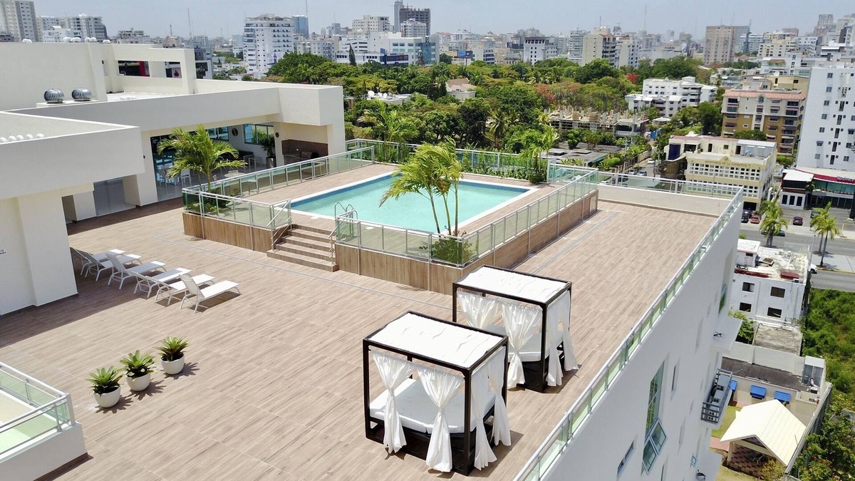 La Julia Apartment | 2BR Downtown Santo Domingo with Gym & Pool 5F