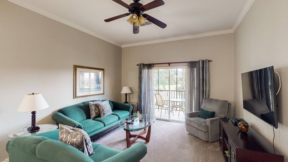 Bahama Bay Condo | 2nd floor condo w/balcony, basketball court, near theme parks, tennis court