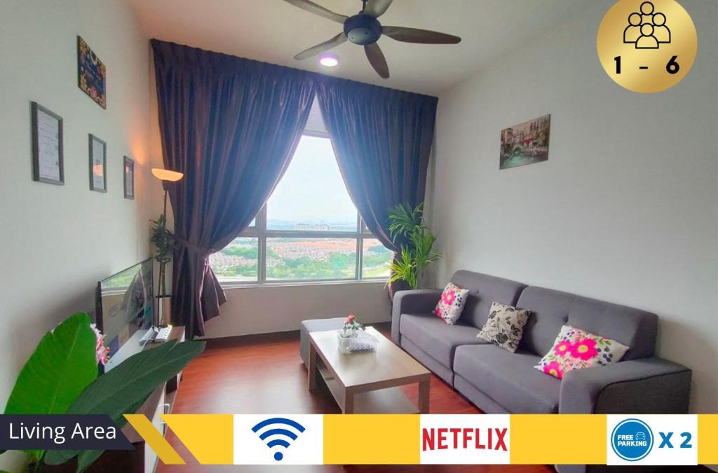 Shah Alam Apartment | 2R2B Comfy Homestay, 1-6 Pax - GA4
