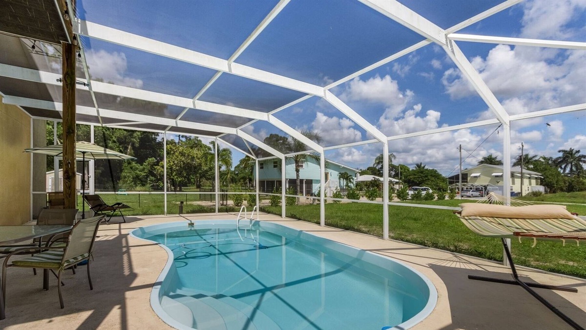 Saint James City House | 3/3 AMAZING HEATED POOL HOME in St. James City!