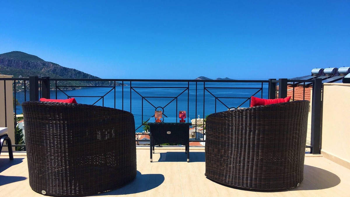 Kalkan Villa | 3 Bed, 4 Bath Villa Sultaniye, Kalkan Old Town Private Pool & Stunning Sea Views