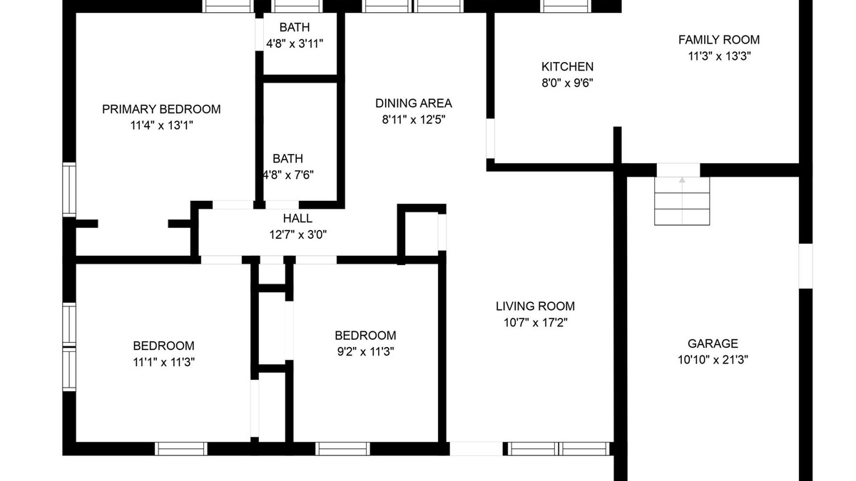 Norfolk Cottage | 3 bedroom/1.5 bath furnished cottage for vacation or work stays of 30-90 days.