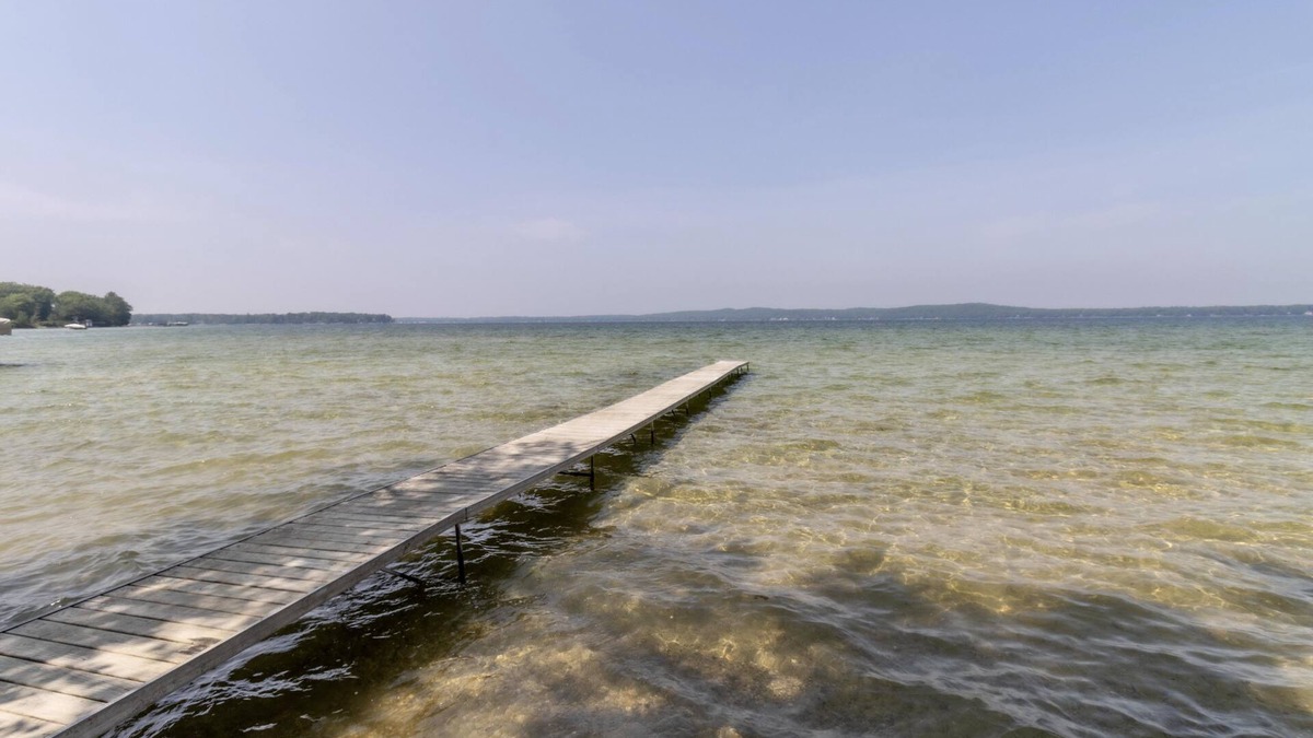 Lake Township Cabin | 3 bedroom 1 bath cabin with private frontage on Platte Lake