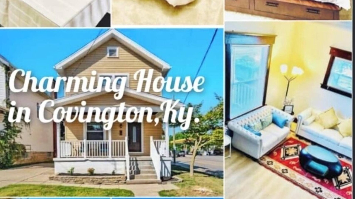 Latonia House | 3-bedroom house in charming Covington with AC, Heat,WiFi. with free parking