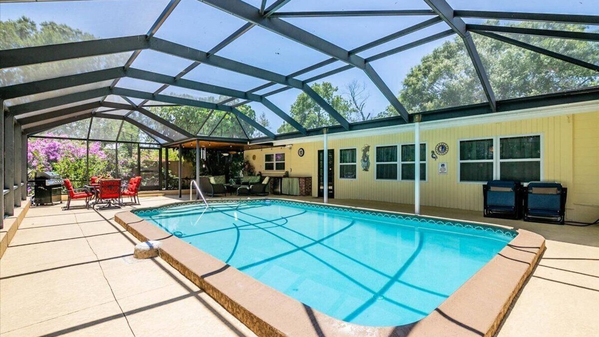 Sarasota Springs House | 3 BR/3 BA with Private Pool & Patio Near Beaches