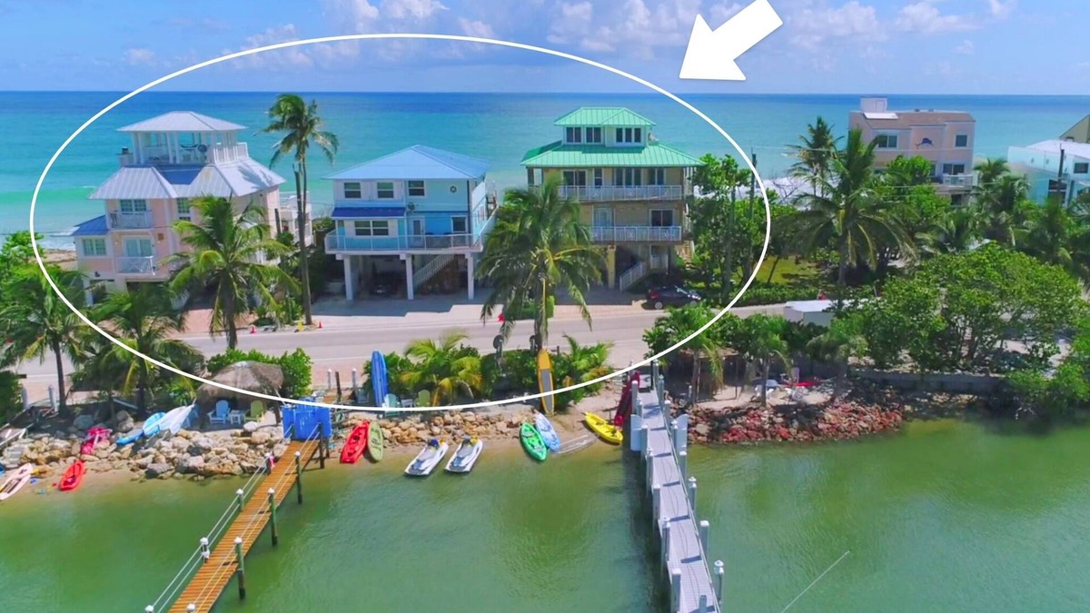 Stuart House | 3 Florida side-by-side Beach Houses; Sleeps 50+. Pools, Hot Tubs, Docks ON Beach