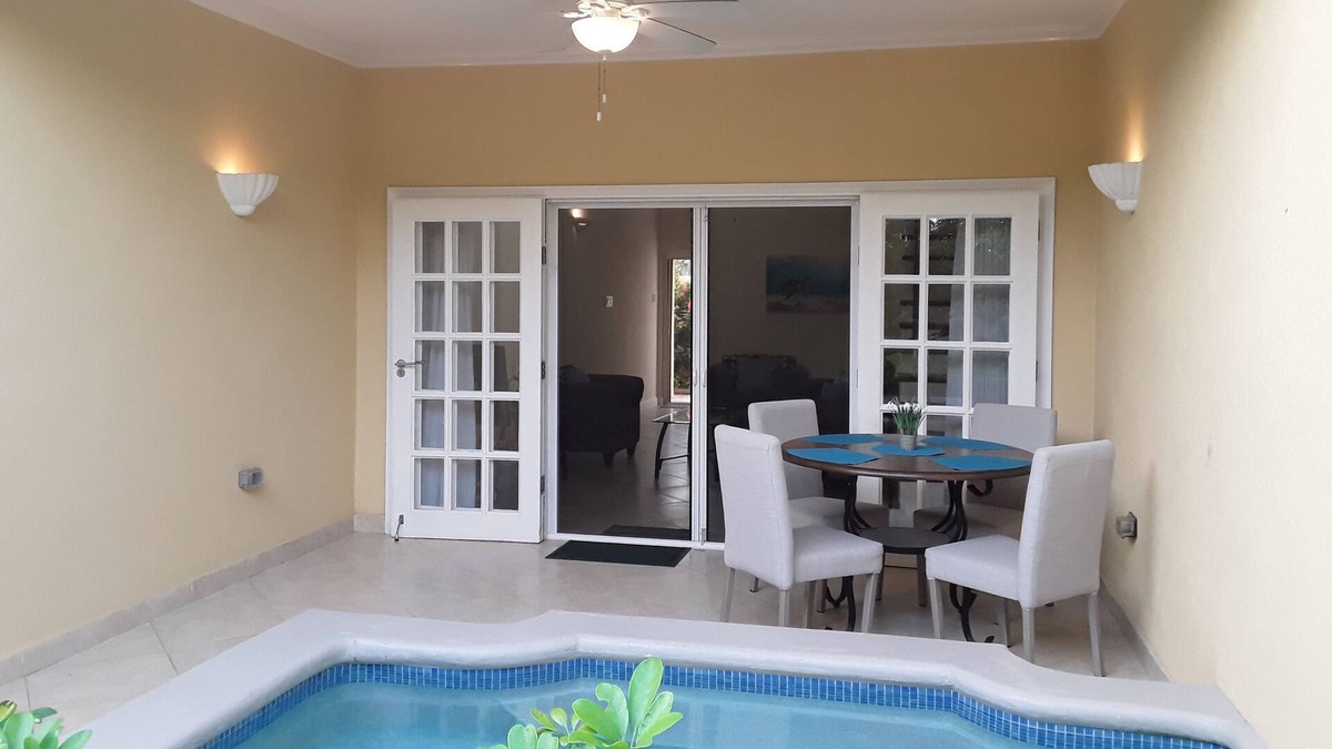 Fitts Village House | #3 LOVELY-2 Bedroom Town House with Pool opposite the beach