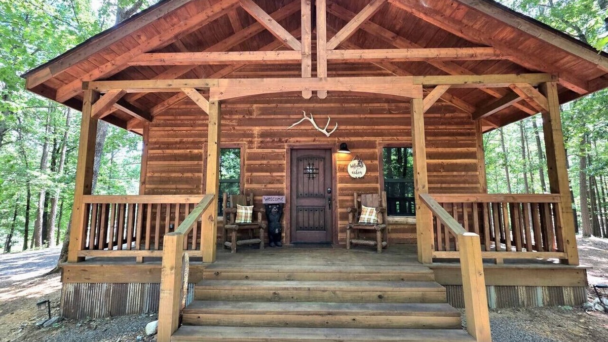 Board Camp Cabin | 3 miles on ATV to Wolf Pen Gap, Luxury Cabin slp 5