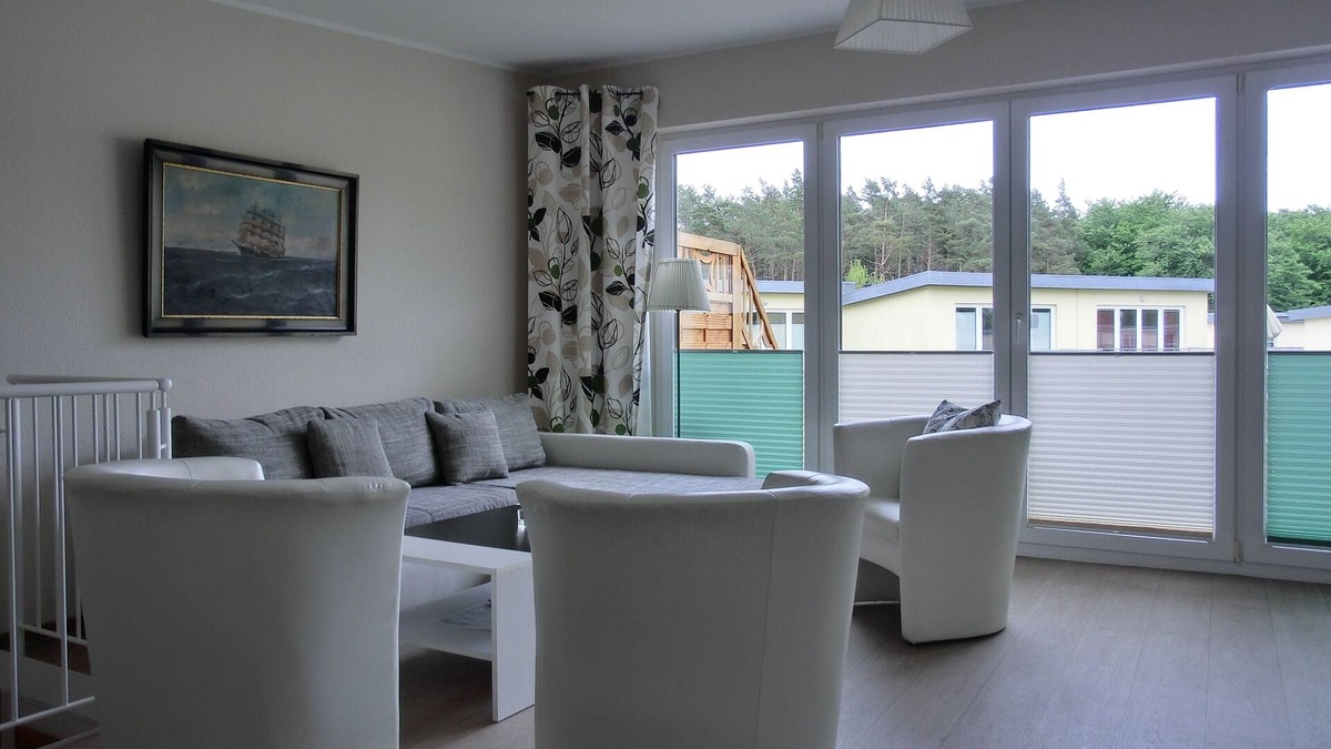 Gelbensande Apartment | 3-room apartment with 2 bedrooms for 6 people with WLAN