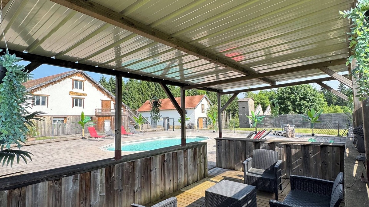 Le Thillot Cottage | 3 STAR GITE ON A RENOVATED VOSGIAN FARM WITH FENCED HEATED POOL