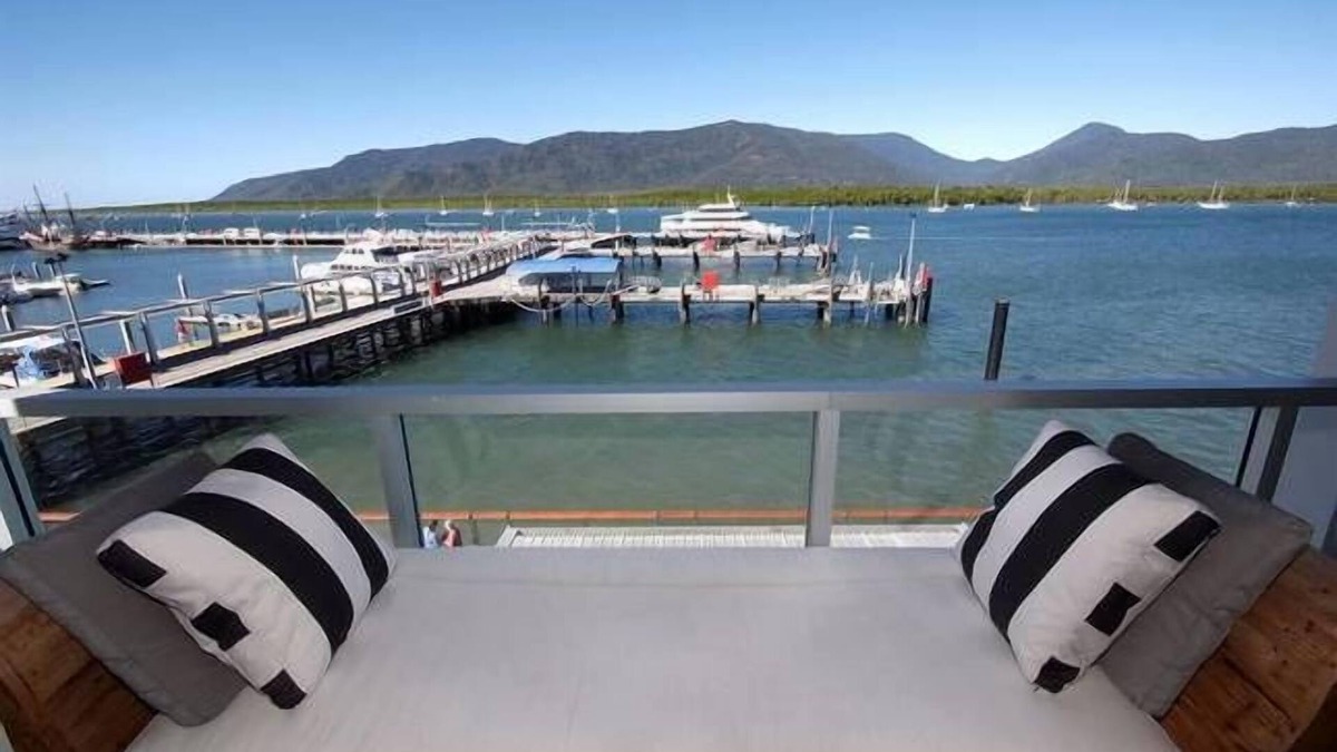 Cairns Central Business District Apartment | 301 Harbour View - Cairns City marina views