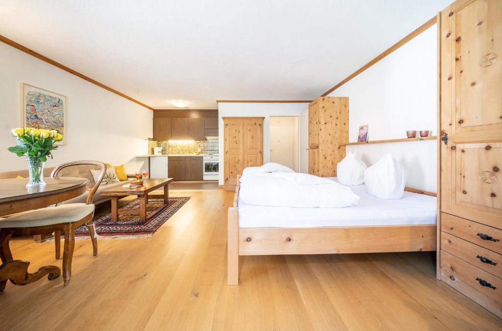 Vulpera Apartment | 3304 Preislich attraktives Studio im alpinen Stil