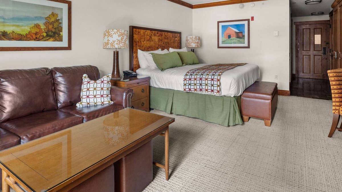 Stowe Area Cabin | #332 | Inside The Lodge At Spruce Peak | Ski in Ski Out | 3rd Floor Big Mountain Views