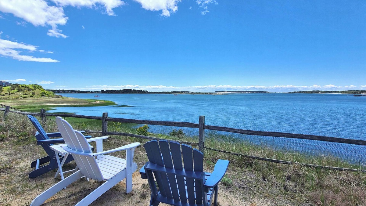Wellfleet House | 3BD Harborfront Cottage-Stunning Panoramic Wellfleet Harbor Views & Sunsets, A/C, Deck, Direct Water Access