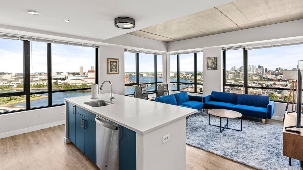 Assembly Square Apartment | 3BR 2BA Condo Spectacular Views in Every Direction