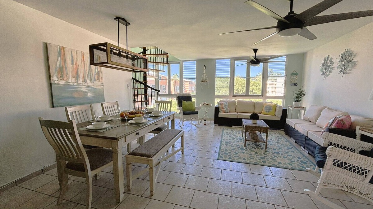 Loiza Condo | 3BR Beach Condo w/Pool, Games & Beach access. Family Friendly!