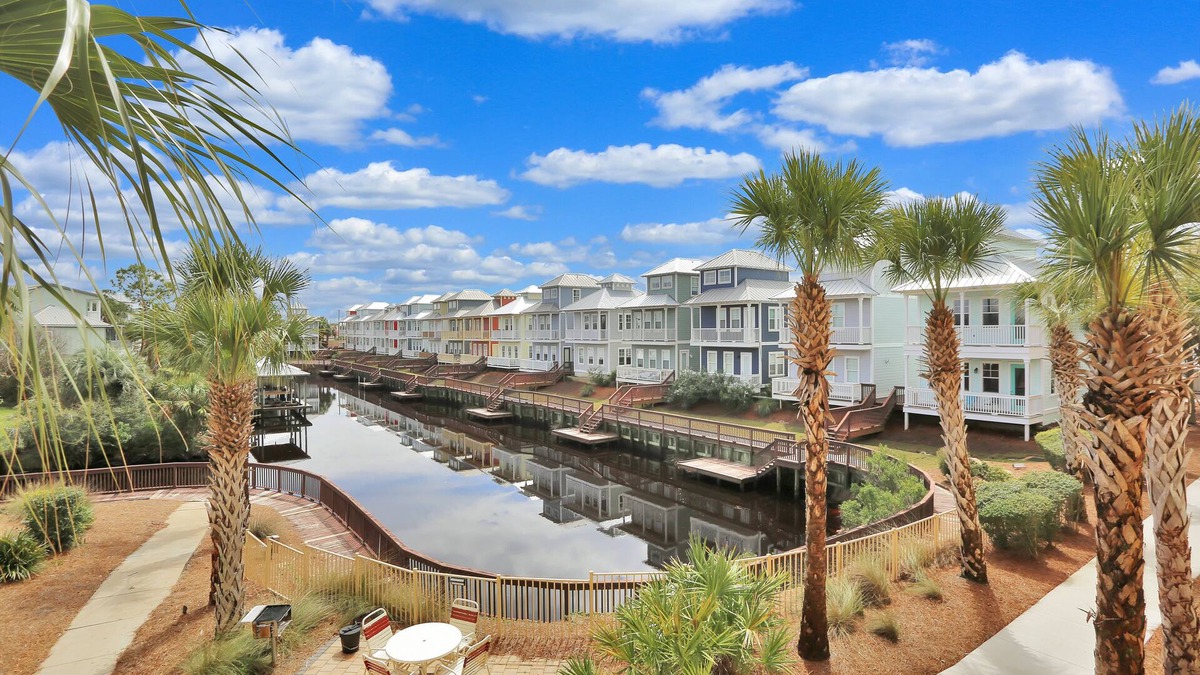 Waterside Village Condo | 3BR Condo on Canal, Walk from Beach with Community Pool ~ Waterside 203
