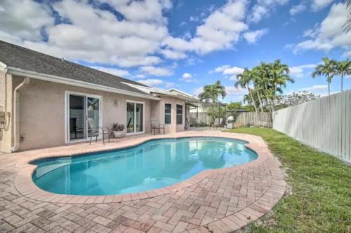 Lauderhill House | 3BR Home with Private Pool near Sawgrass Mills Mall