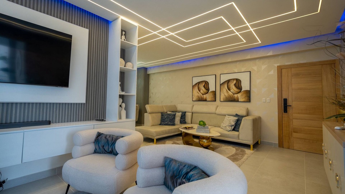 Downtown Santo Domingo Apartment | 3BR LUXURY MODERN & ELEGANT @Downtown SD ➕Pool➕Gym➕Family➕Bath.