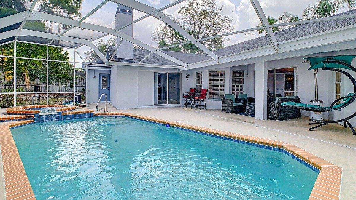 Spring Hill House | 3BR Luxury Pool Home. Heated Pool. Pool Table
