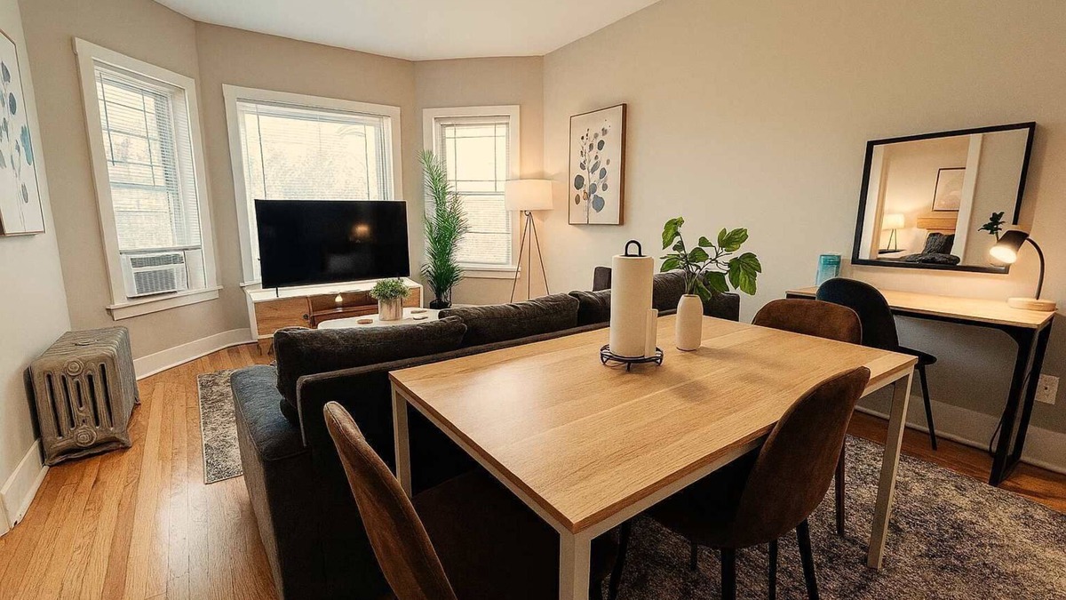 Rogers Park Apartment | 3BR Sunny & Cozy Unit