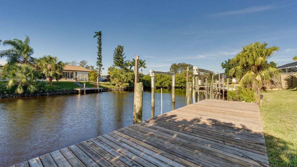 Harbour Heights House | 3BR Waterfront Home w/Dock & Canal Access