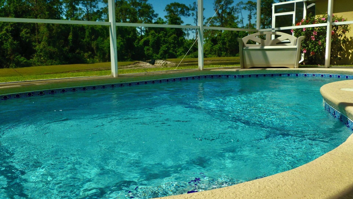 Haines City House | 4 bed/3 bath house with private pool overlooking a lake and nature preserve.
