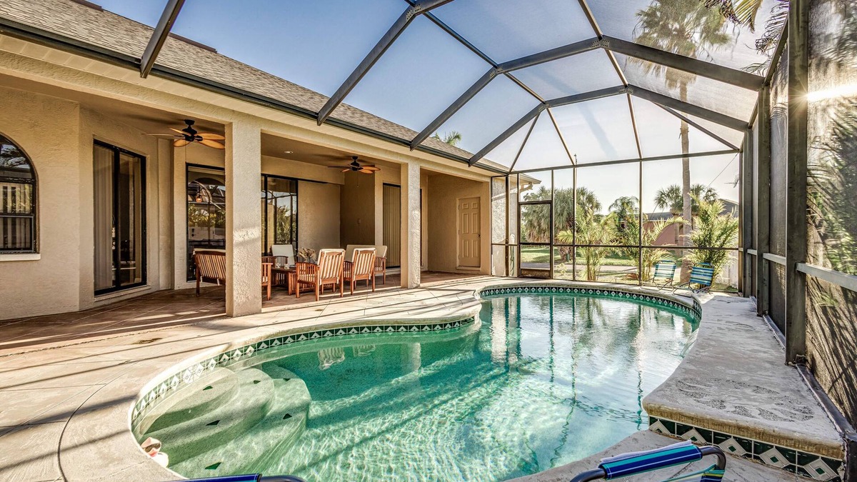 Golf and Sea Village of Apollo Beach House | 4 Bedroom House with Heated Pool in Apollo Beach